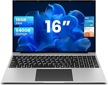 Amazon.com: jumper 16 Inch Laptop, 4-Core N95 Processor, Up to 3.4
